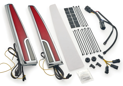 Chrome Calade Tail Lights Red Tri09-Up (IT)