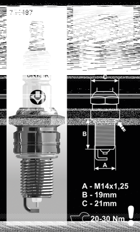 4Pck Brisk LR14YS Spark Plug (IT)