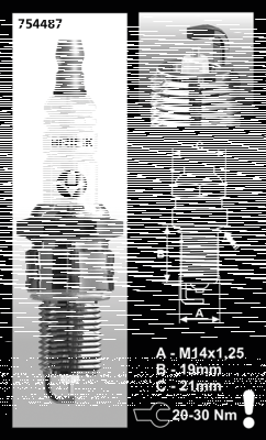 4Pck Brisk LR14YS Spark Plug (IT)