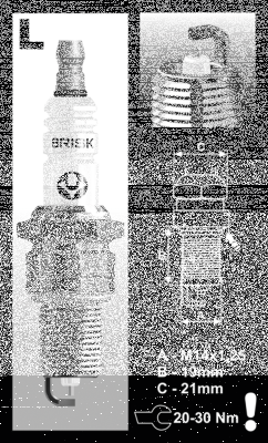 4Pck Brisk LR17YS Spark Plug (IT)