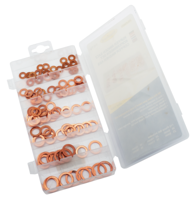110pc Copper ring assortment box (IT)