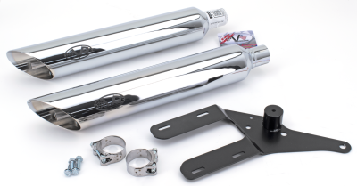 Slash Cut Chrome slip-ons FXST20-up (IT)