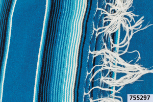 Mexican blanket Serape Blue tones