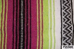 Mexican blanket Pink/apple green/white