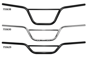 7/8" Handlebars Scrambler 4" BLK (IT)