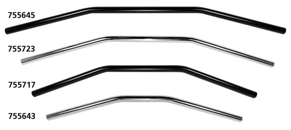 1"Handlebars Drag Bar 40"BLK no dimpled (IT)