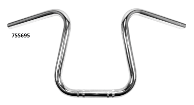 1" Handlebars Bobber One BLK no dimple (IT)