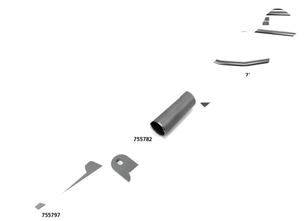 DIY , Rear Frame Kit Size A (IT)