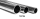 1 meter steel tube 32mm (1-1/4") (IT)