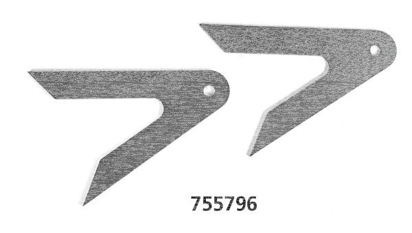 weld on rear set brackets (2pcs.) (IT)