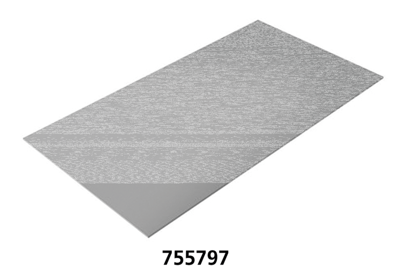 Aluminum plate 1 mm 58x38cm (IT)