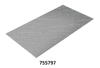 Aluminum plate 1 mm 58x38cm (IT)
