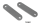 Flat Steel 100x25x6mm w/10.5mm slots (IT)