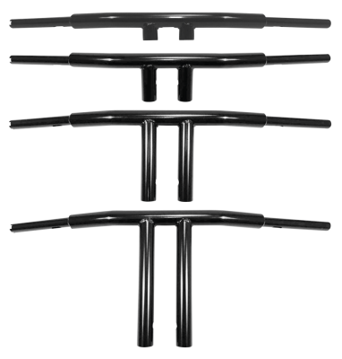 1.5" Chubby T-Bar Club Style 4" Black