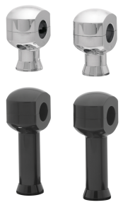 2" Risers for 1" Handlebars Polished