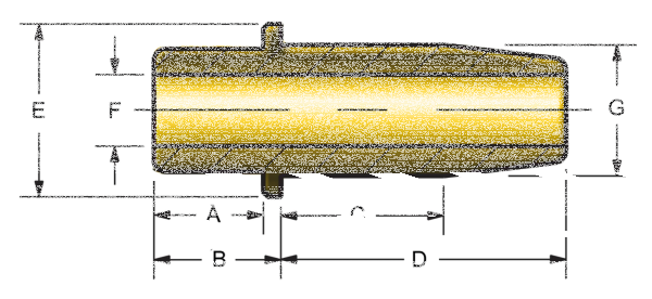 Cast iron valve guide in/ex OHV36-47 Std (IT)