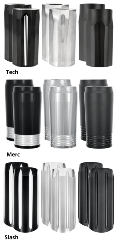 PM TECH SLIDER COVER SET FL00-13 Chrome (IT)