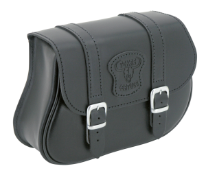 Texas Leather V-Rod black leather bag (IT)