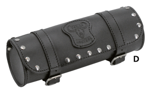 Texas Leather roll bag 3.2L, studded