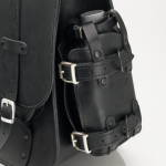 Texas Leather saddlebag 32L f/fuel bottl
