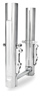 LOWER LEG ASSY FLH/T08-13 Chr dual disk