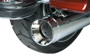 Kerker Stout Slip ons FLH/T17-UP Chrome (IT)