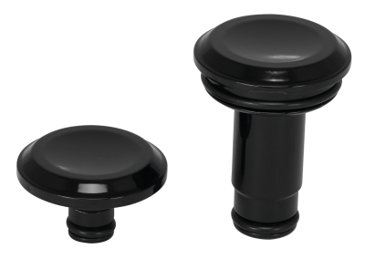 Front Axle Cover Smooth Black FLSB18-Up (IT)