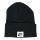 DAILY BEANIE BLK with WHITE LABEL (IT)
