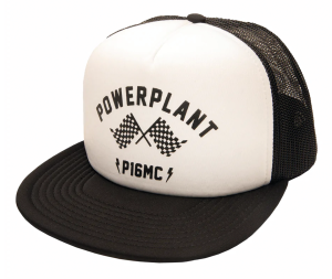 RACING FLAGS MESH SNAPBACK WHITE/BLK (IT)