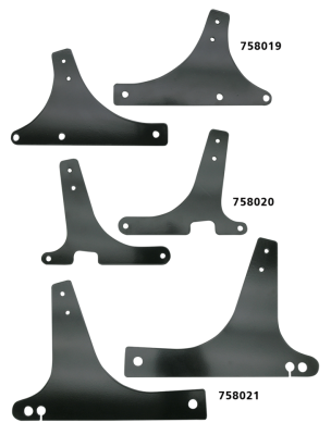 Black Sissybar sideplates FXD91-17 (IT)