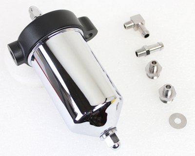 Black & chrome Oil filter kit BT48-64 (IT)