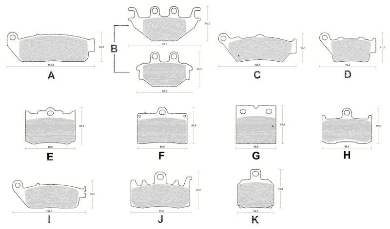 Galfer FD331 Sintered Pads (IT)