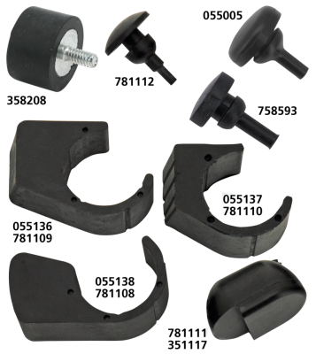 Bumper, jiffy stand leg FLH/T07-up (IT)