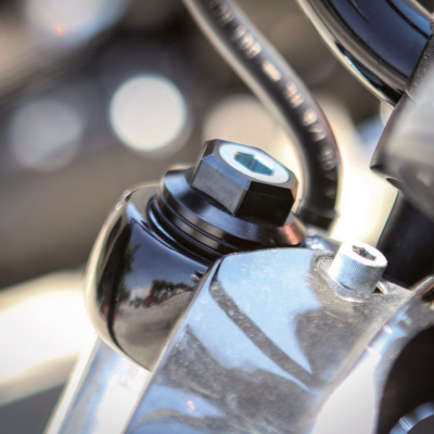 Blk Burly fork preload adjusters 39mm (IT)