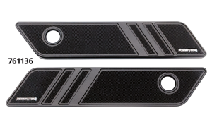Latch covers black anodised FLH/T14-up (IT)