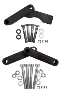 Blk Fender spacers FLH/T93-13 (incl bolt (IT)