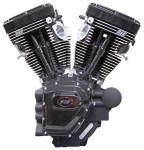 S&S T124 black ed no carb/ign FLH/T07-16