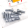 10pck Fillisterhead screw 10-32x5/8 chro