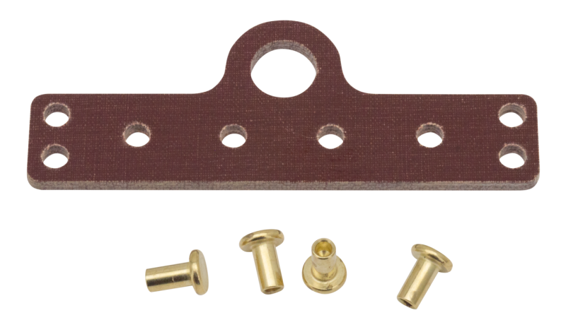 Plate horn terminal with rivets (IT)