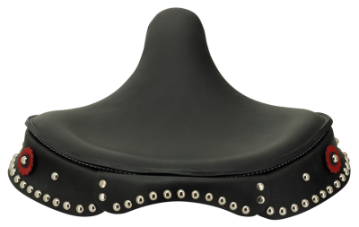 Solo saddle deluxe early style black (IT)