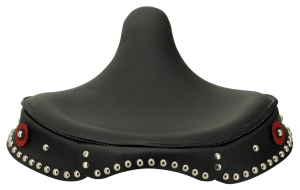 Solo saddle deluxe early style black (IT)