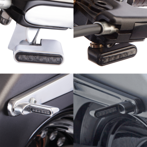 Front turn signals black XL/FXD/F*ST (IT)