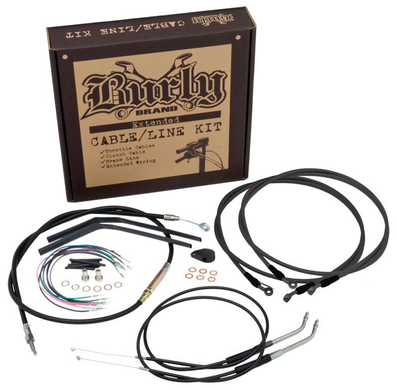 BURLY CTRL KIT 14" TBAR BK FXFB18-UP ABS (IT)