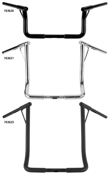 Burly Louie B Apehanger 16" Chrome (IT)