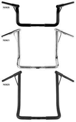 Burly Louie B Apehanger 16" Chrome (IT)