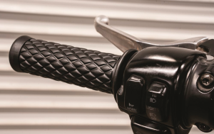 Burly Rubber Diamond Grips 22mm Black (IT)