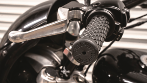 Burly Rubber Diamond Grips 22mm Black