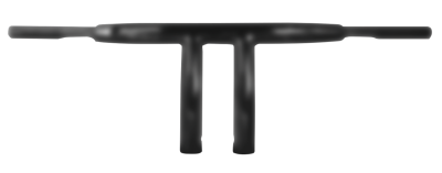 Burly 1-1/4" T-Bar 7" Rise TBW Black