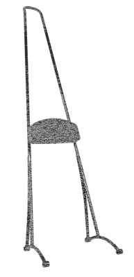 Burly Stupid Tall Sissy Bar Blk XL04-22 (IT)