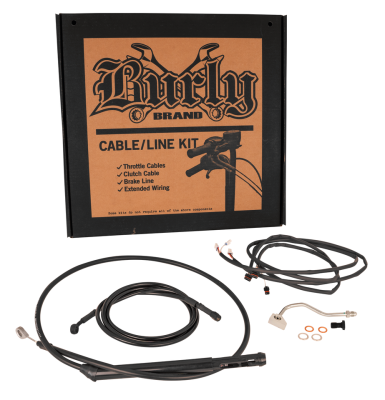 Burly Control Kit 15" Black FLH/T21-Up (IT)